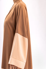 Beige Peach Abaya FERADJE