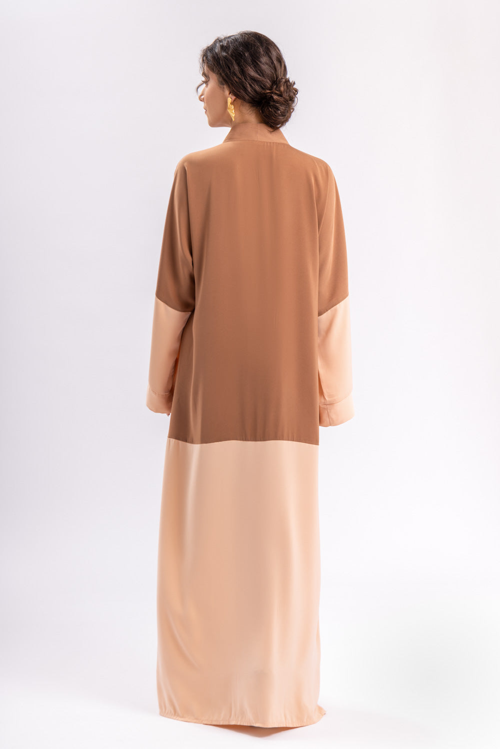 Beige Peach Abaya FERADJE