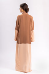 Beige Peach Abaya FERADJE