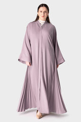 Pink Pleated Abaya