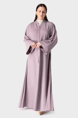 Pink Pleated Abaya